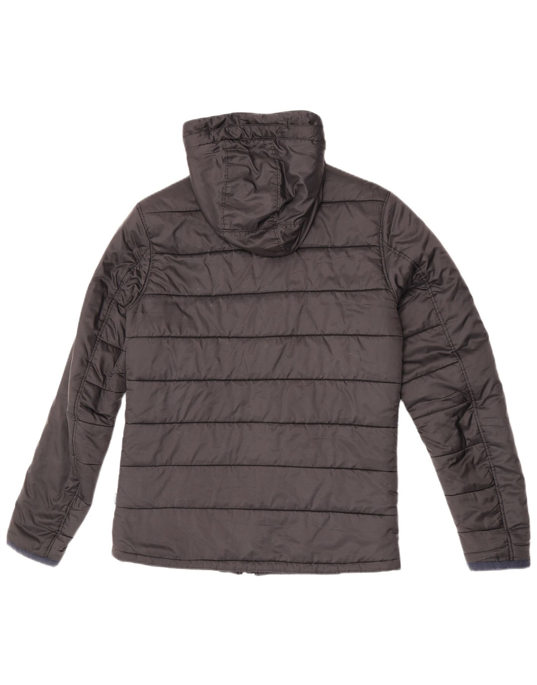 G-Star Wattierte Damenjacke mit Kapuze, UK 14, Größe L, Schwarz, Polyester