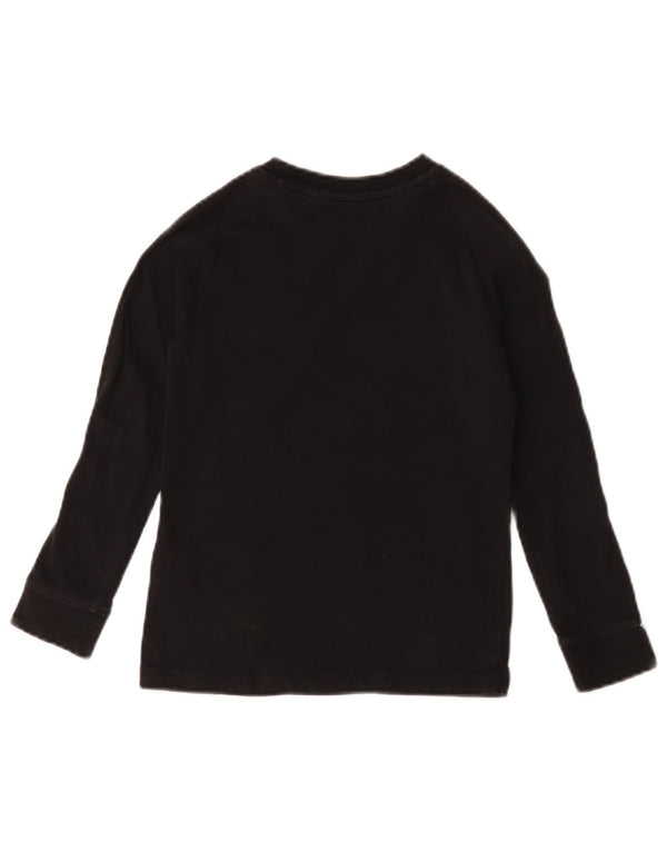 Adidas Jungen Top Langarm 7-8 Jahre Schwarze Baumwolle