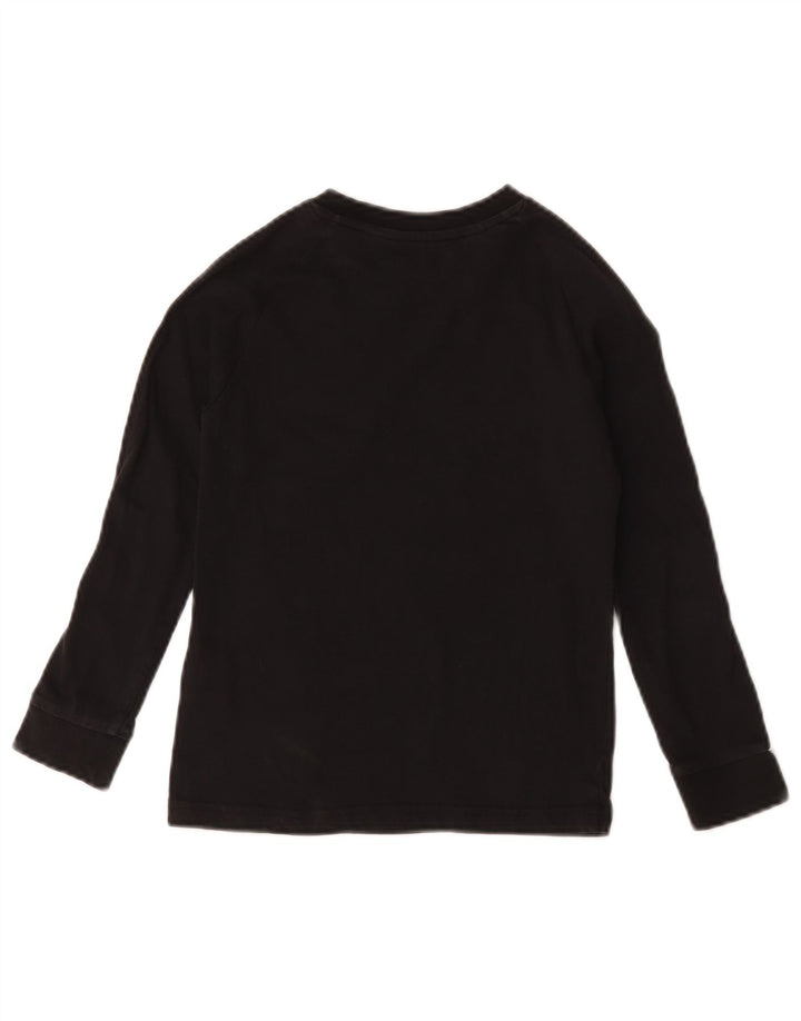 Adidas Jungen Top Langarm 7-8 Jahre Schwarze Baumwolle