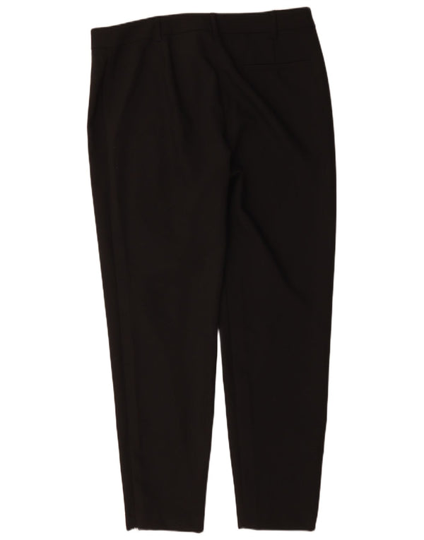 Marks & Spencer Damen Tapered Anzughose UK 16 Large W36 L30 Schwarz