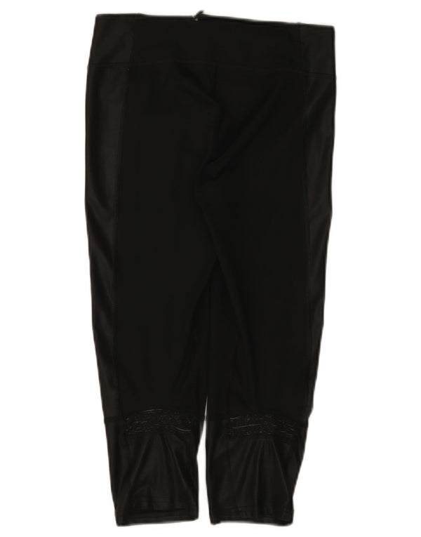 Adidas Damen Supernova Capri Leggings UK 4/6 XS Schwarz