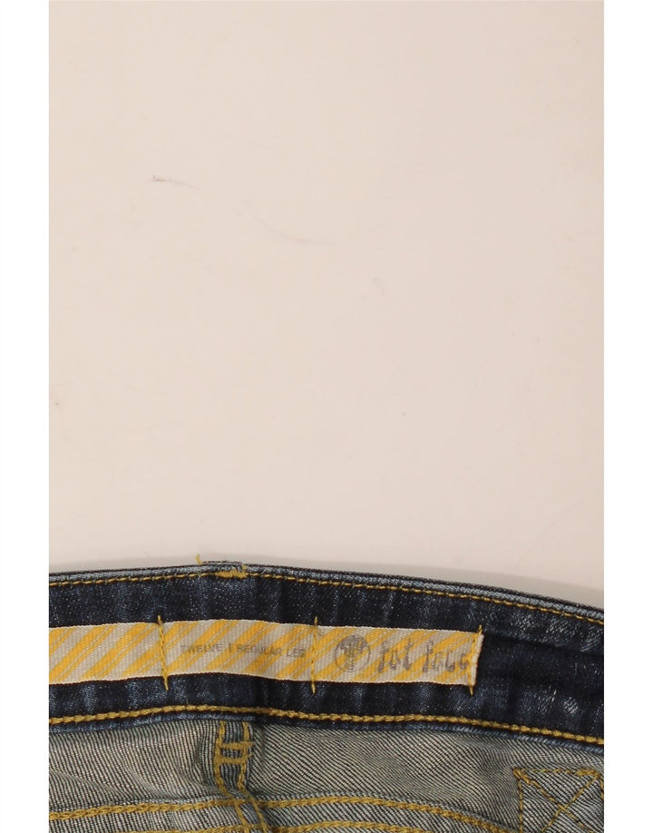 Fat Face Damen Regular Straight Jeans UK 12 Medium W34 L32 Blaue Baumwolle