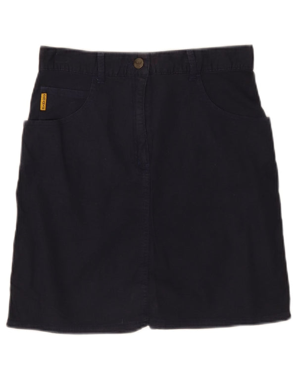 GIORGIO ARMANI Mädchen Bleistiftrock 11-12 Jahre W26 Marineblaue Baumwolle