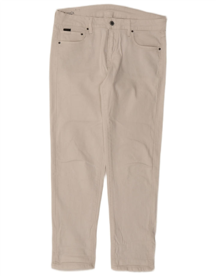 G-STAR Damen Slim Jeans W29 L29 Weiße Baumwolle
