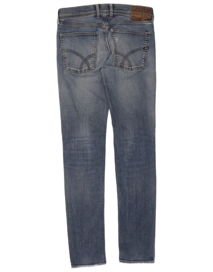 Gas Damen Slim Jeans W31 L34 Blaue Baumwolle