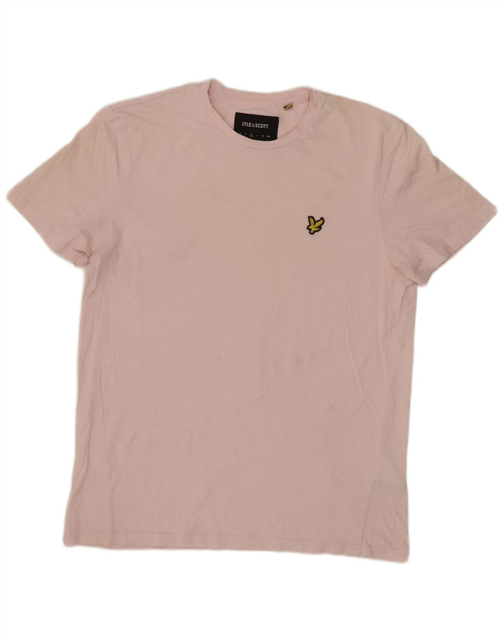 LYLE & SCOTT Herren T-Shirt Top Mittelrosa Baumwolle