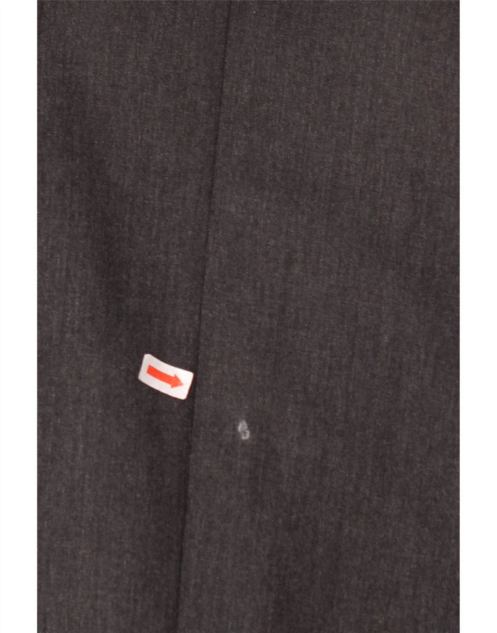 PIERRE CARDIN Herren-Zweireiher-Blazerjacke, EU 50, große graue Wolle