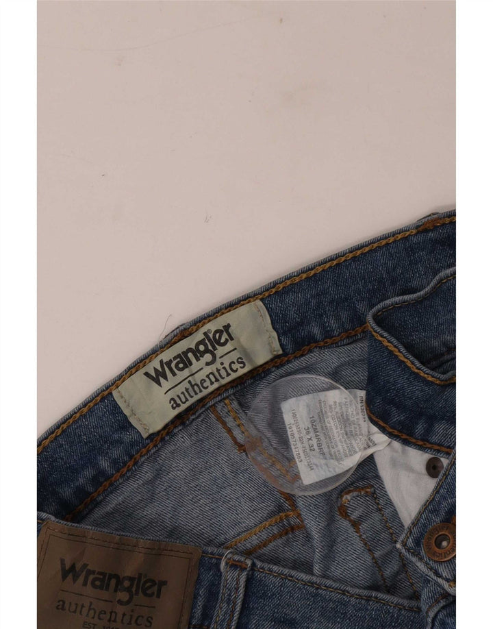 Wrangler Herren Straight Jeans W36 L32 Blaue Baumwolle
