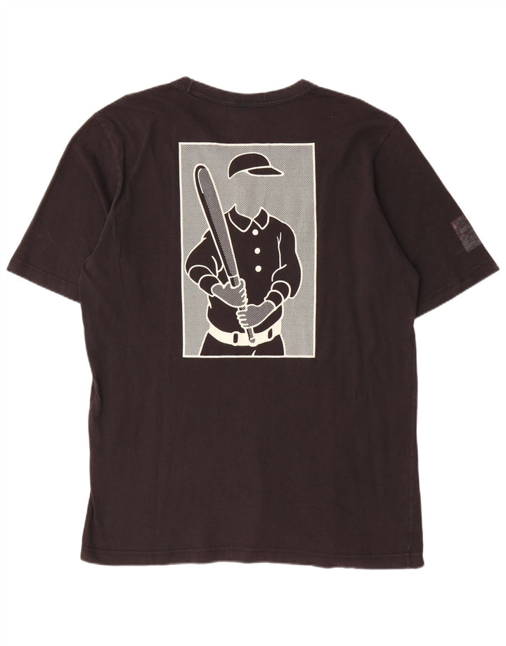 Champion Herren Grafik T-Shirt Top XL Schwarz