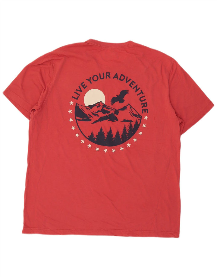 Eddie Bauer Herren Grafik T-Shirt Top XL Rot
