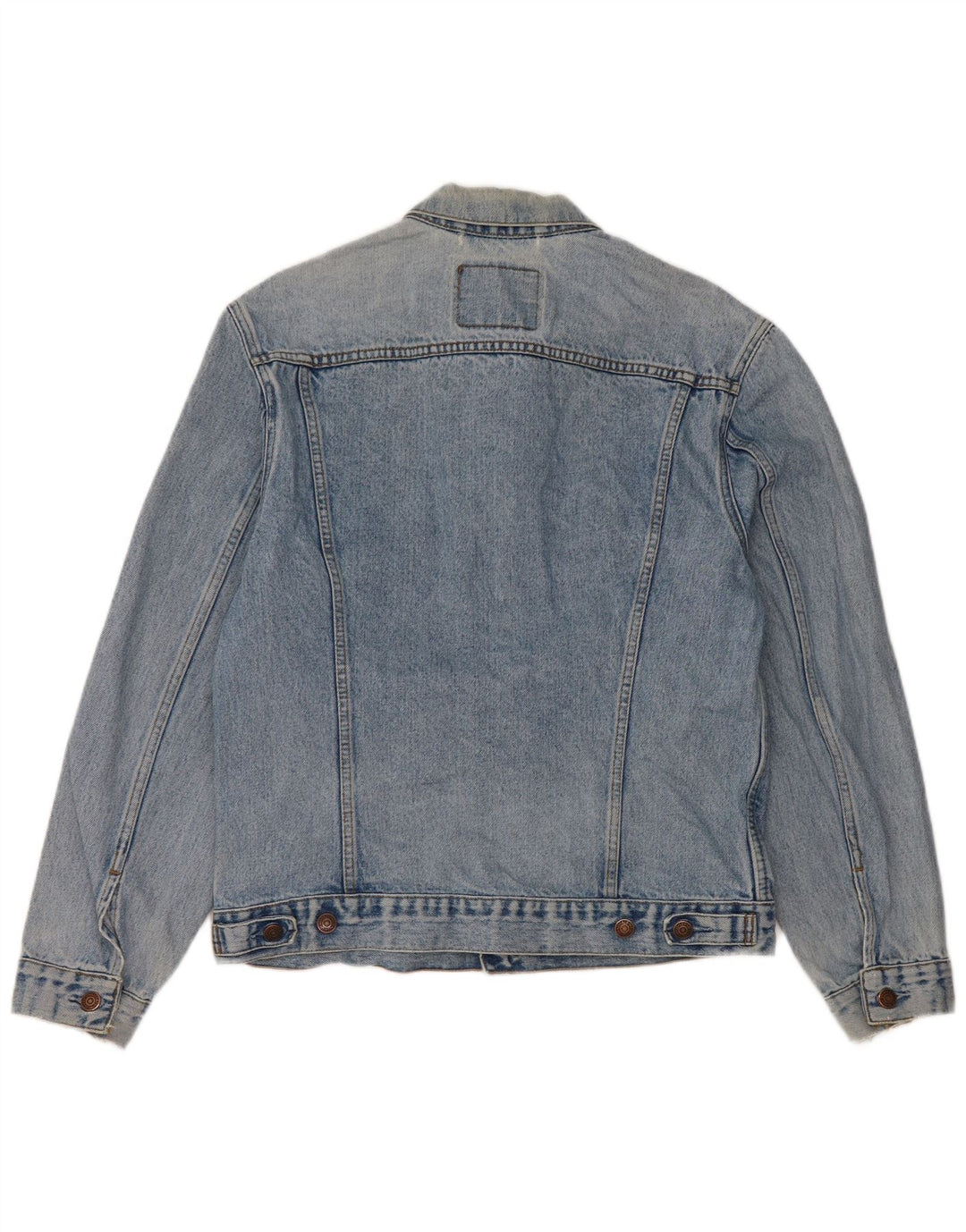 Levi's Herren Jeansjacke UK 38 Mittelblaue Baumwolle