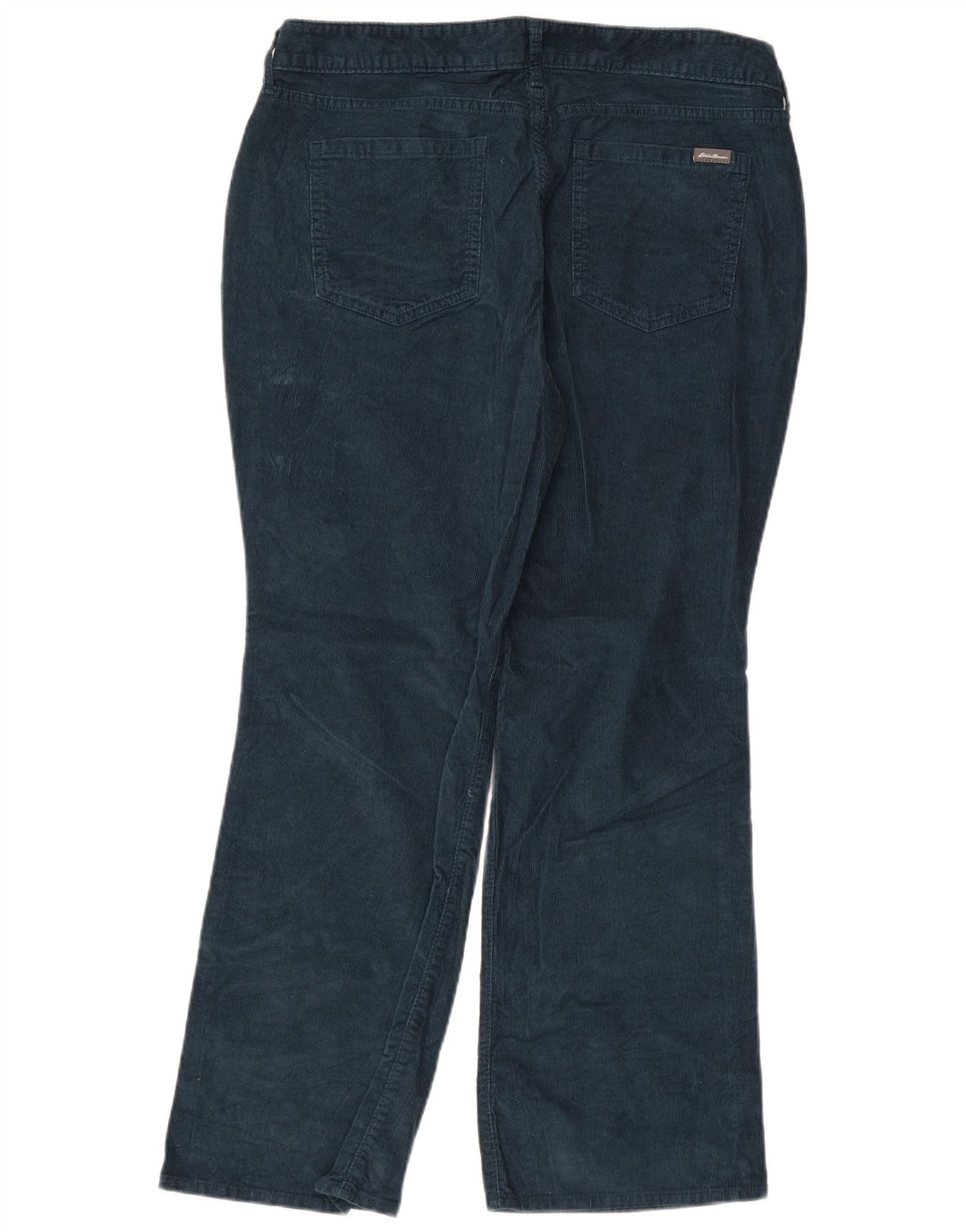 EDDIE BAUER Damen Curvy Cordhose US 12 Large W34 L28 Marineblau