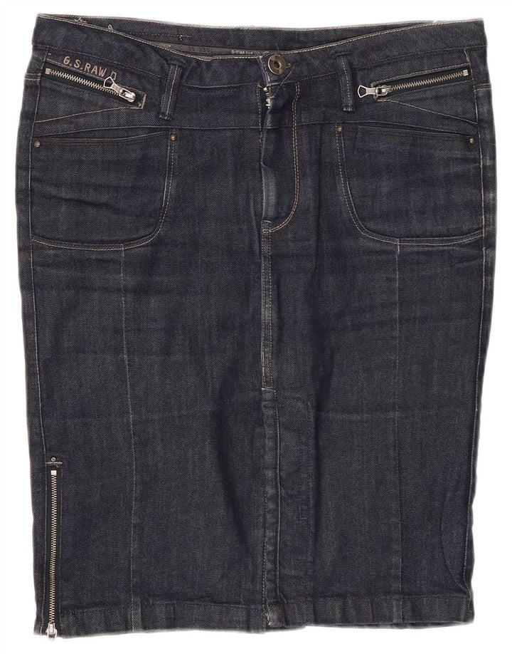 G-STAR Damen Jeansrock W30 Mittelblau