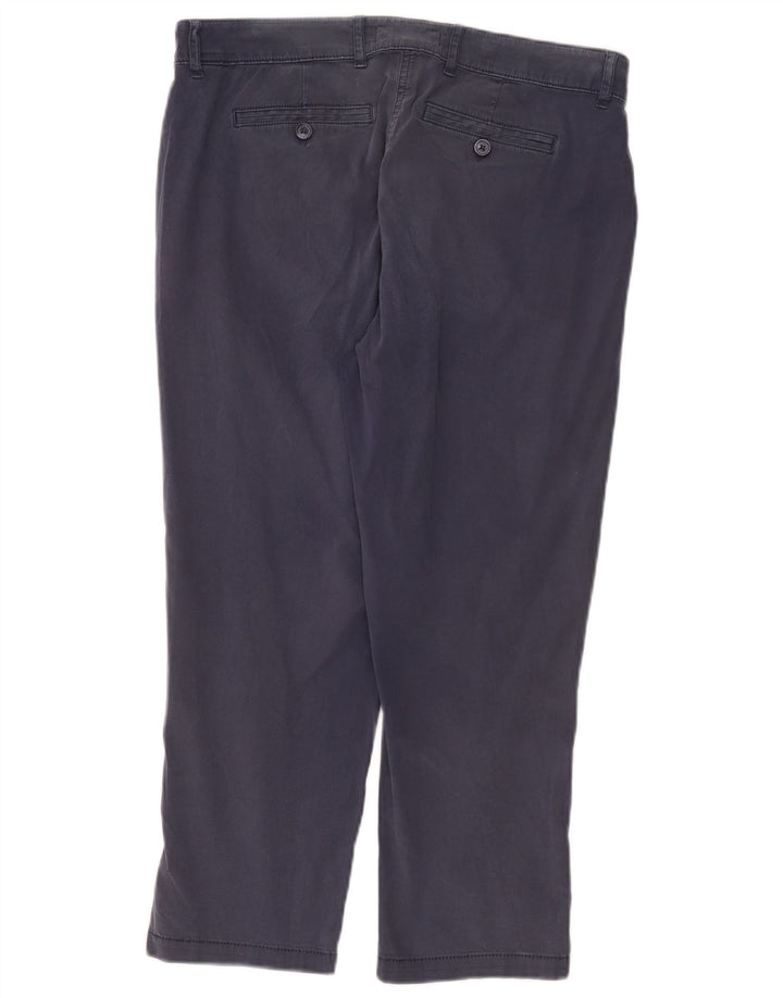 Marks & Spencer Damen-Hose, kurz geschnitten, UK 12, M, W32, L24, Marineblau