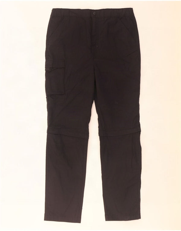 Mountain Warehouse Gerade Cargohose für Jungen, 12–13 Jahre, W28, L26, Schwarz