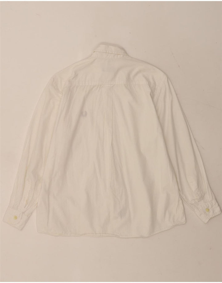 Fred Perry Jungen-Hemd, 11–12 Jahre, weiße Baumwolle