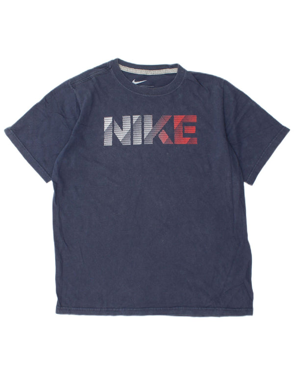 Nike T-Shirt mit Grafik für Jungen, 13–14 Jahre, XL, Marineblau, Baumwolle