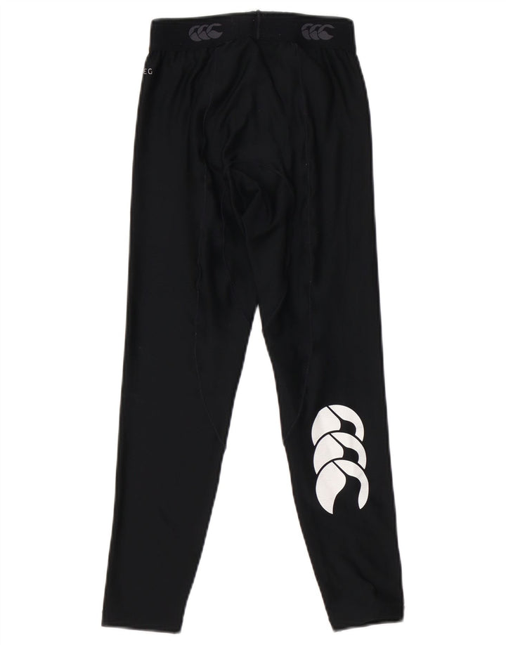 Canterbury Leggings mit Grafik für Mädchen, 7–8 Jahre, Größe S, Schwarz, Polyester