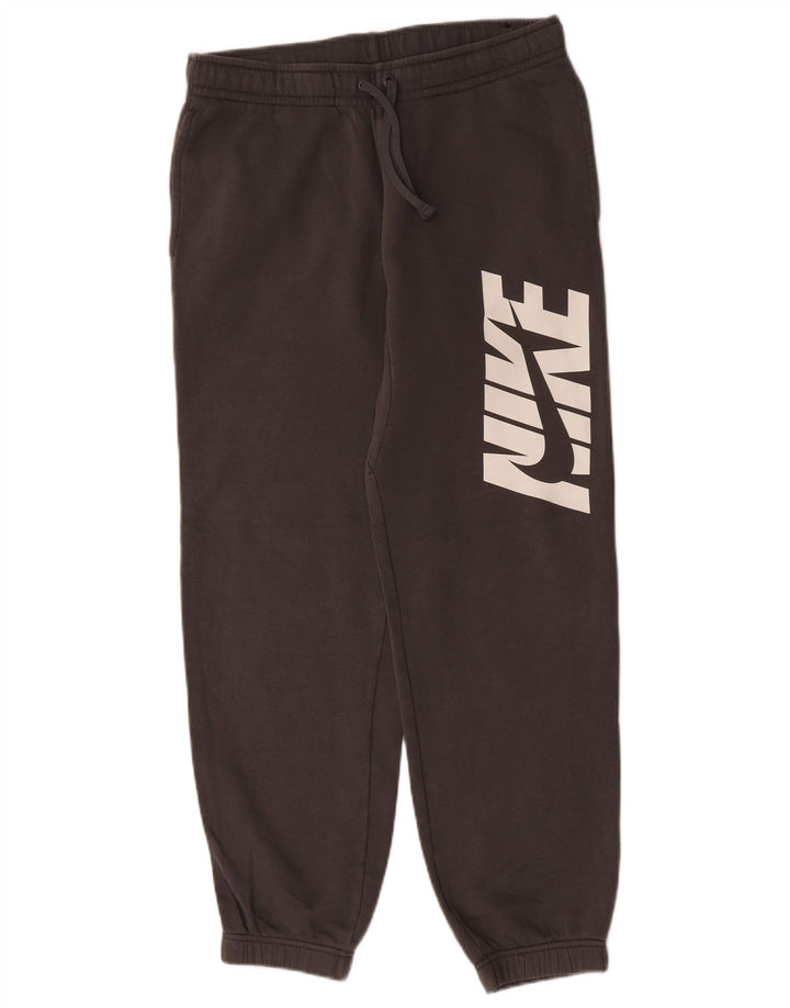 Nike Herren-Trainingshose mit Grafik, mittelgraue Baumwolle