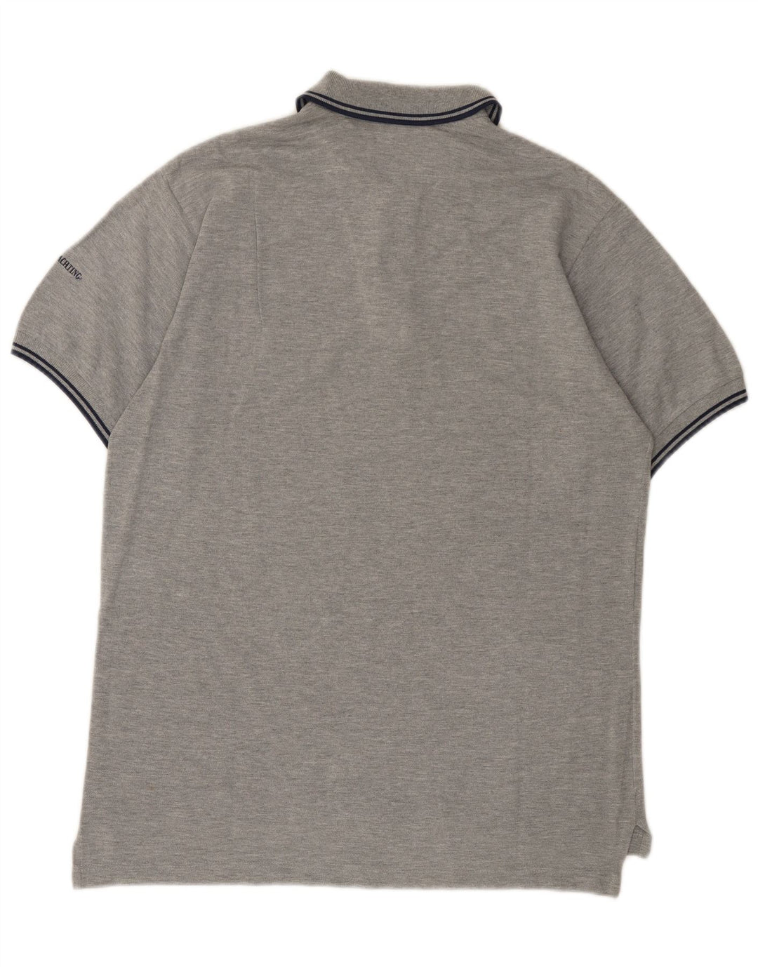 Marina Yachting Herren-Poloshirt mit Grafik, mittelgraue Baumwolle