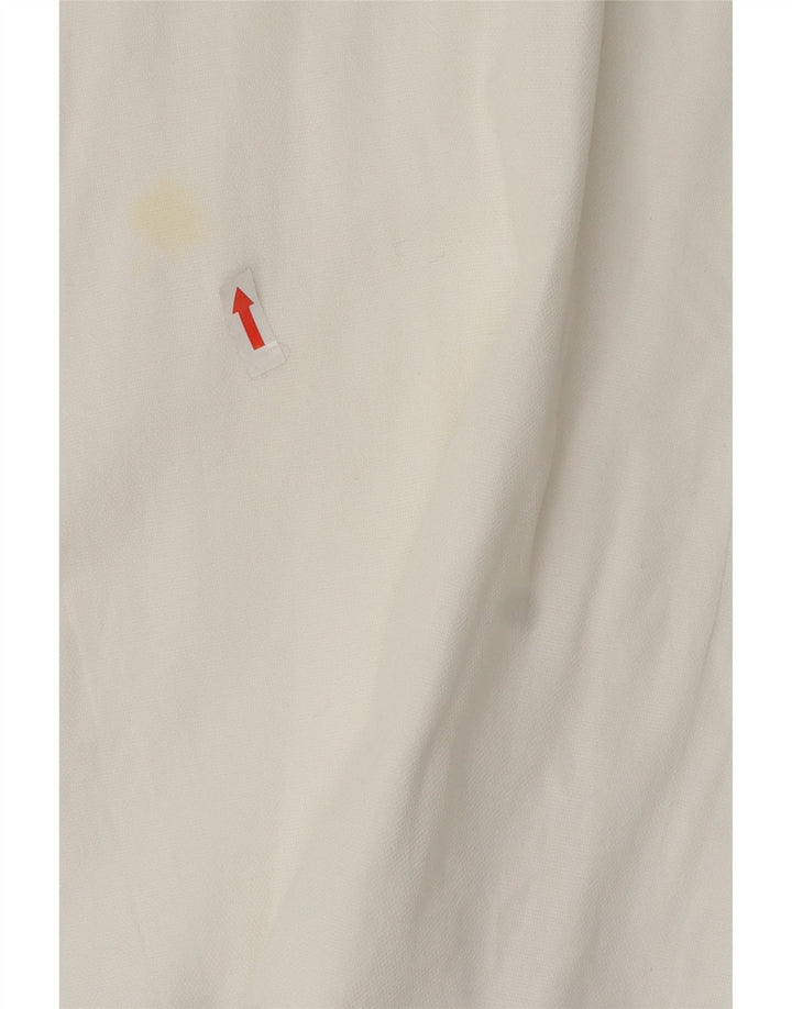 Massimo Dutti Herrenhemd, groß, aus weißer Baumwolle