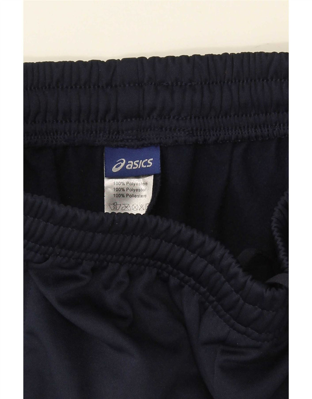 Asics Herren-Trainingshose, Jogginghose, klein, marineblau, Polyester