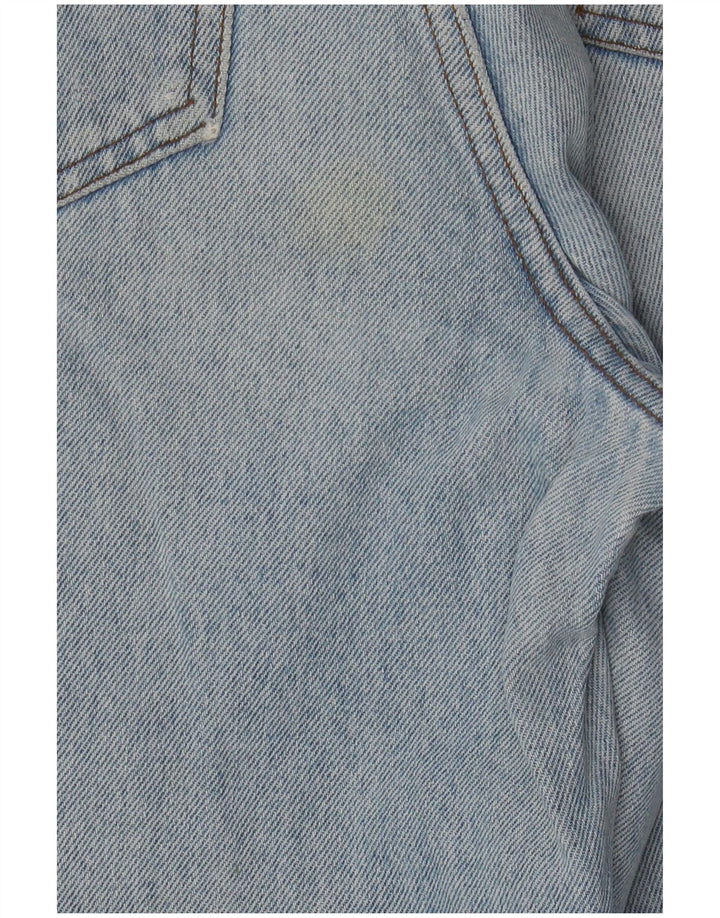 Cacharel Damen High Rise Loose Jeans W28 L29 Blaue Baumwolle