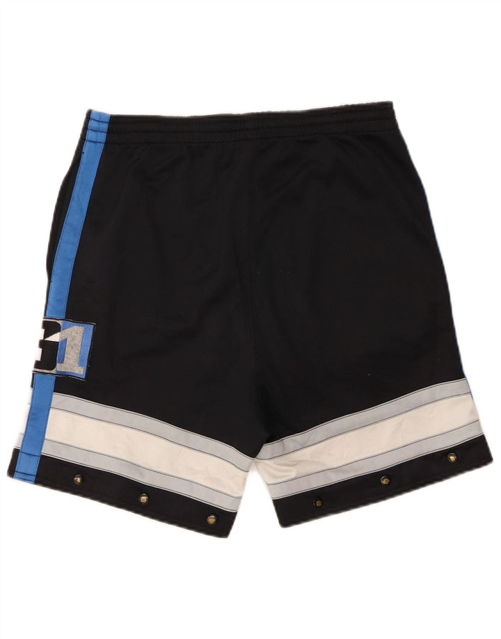Lotto Herren-Sportshorts UK 38/40 Mittelschwarzes Colourblock-Polyester
