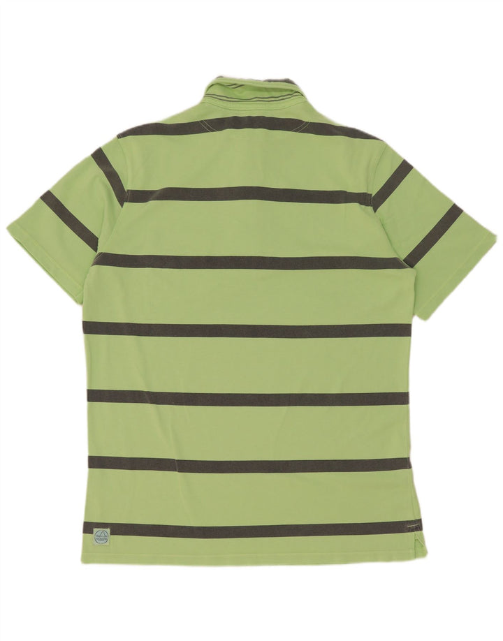 Murphy & Nye Herren Poloshirt XL grün gestreift aus Baumwolle