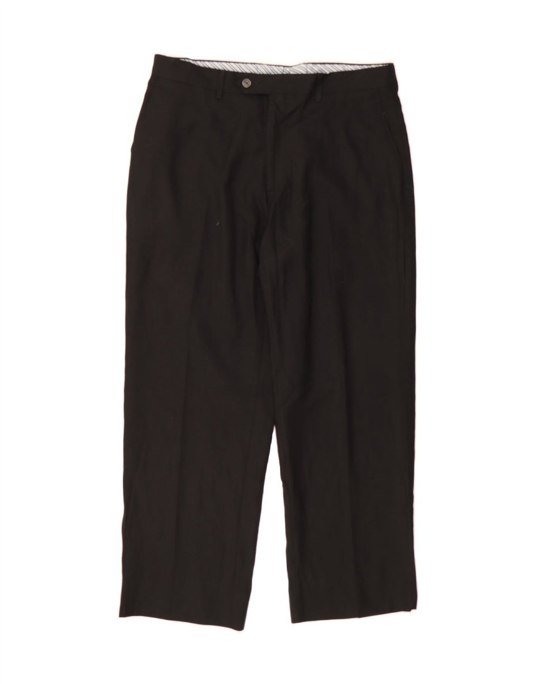 IZOD Mens Straight Suit Trousers W34 L28 Black Vintage Izod and Second-Hand Izod from Messina Hembry 