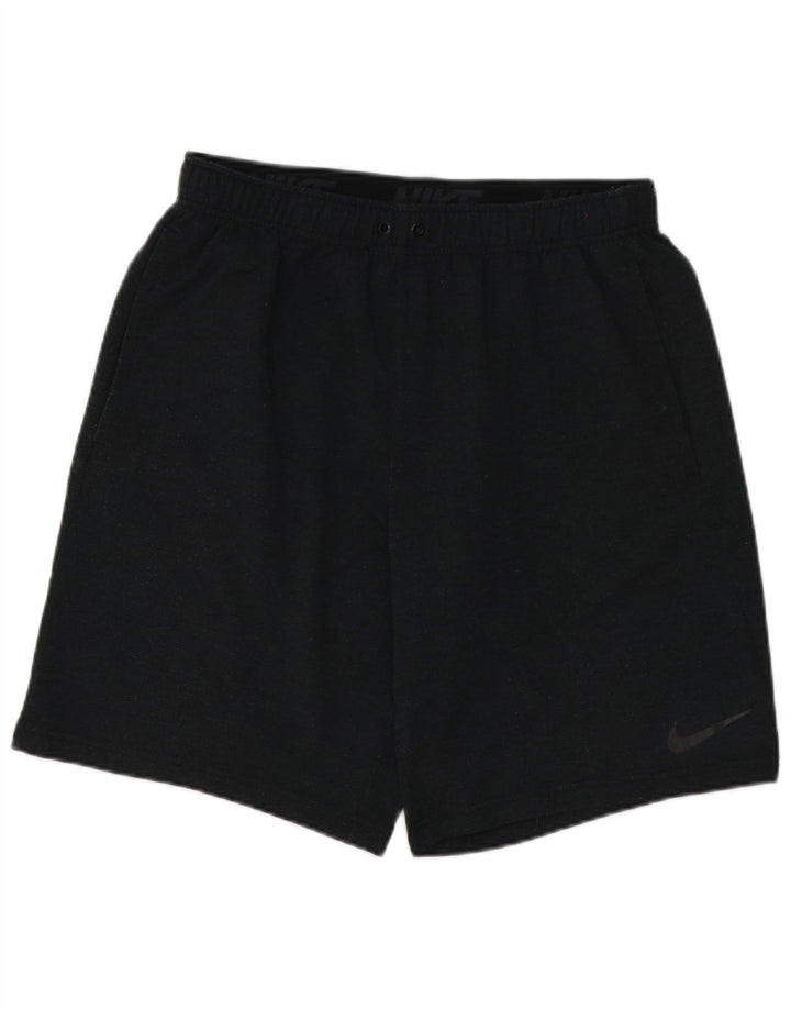 Nike Herren Dri Fit Sportshorts, großes grau meliertes Polyester