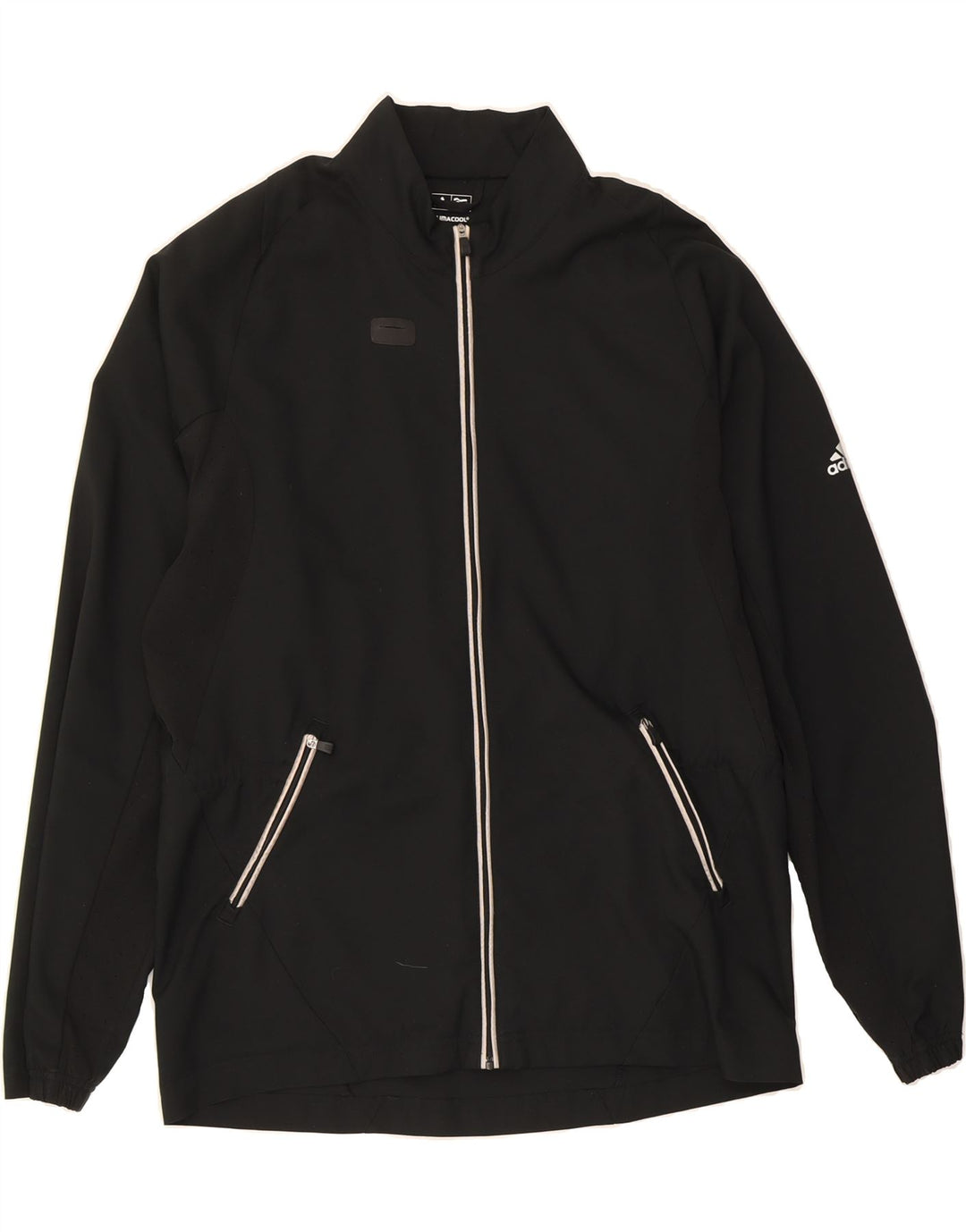 ADIDAS Mens Climacool Tracksuit Top Jacket Medium Black Polyester Vintage Adidas and Second-Hand Adidas from Messina Hembry 