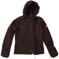 Superdry Damen Windcheater mit Kapuze, Windjacke, Gr. 10, Schwarz