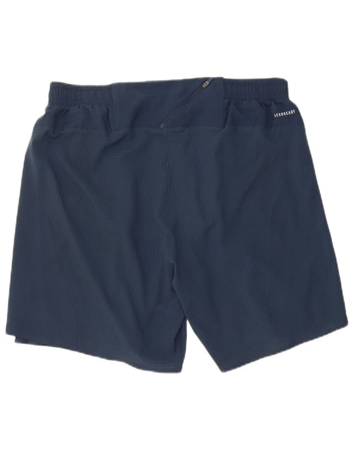 Adidas Herren Aeroready Sport Shorts Large Marineblau Polyester