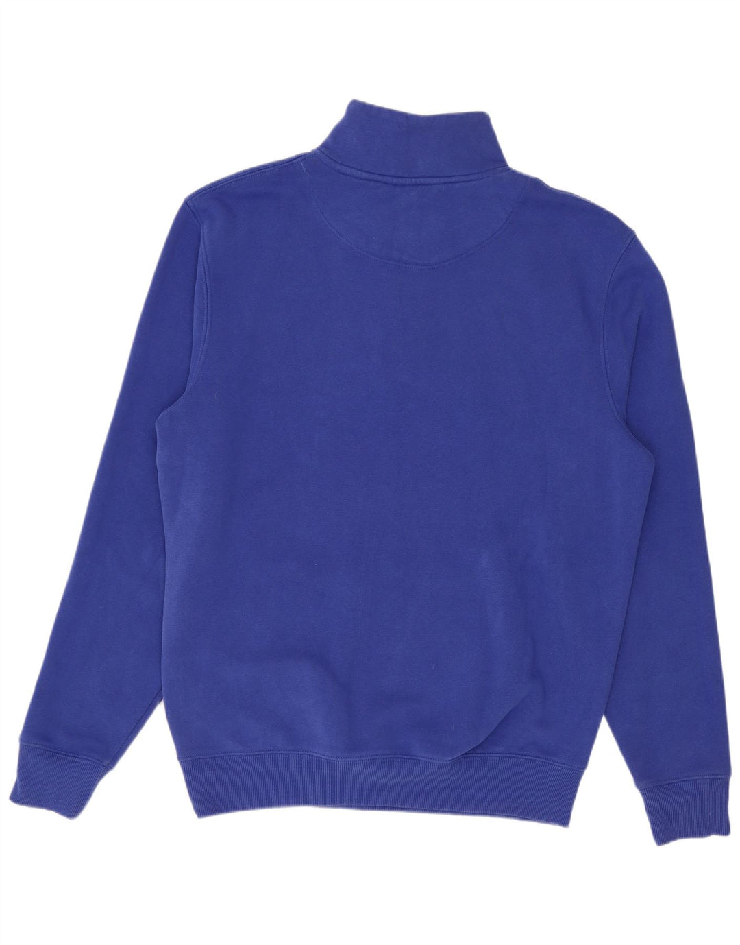 Joules Herren-Sweatshirt mit Reißverschluss am Hals, klein, aus blauer Baumwolle