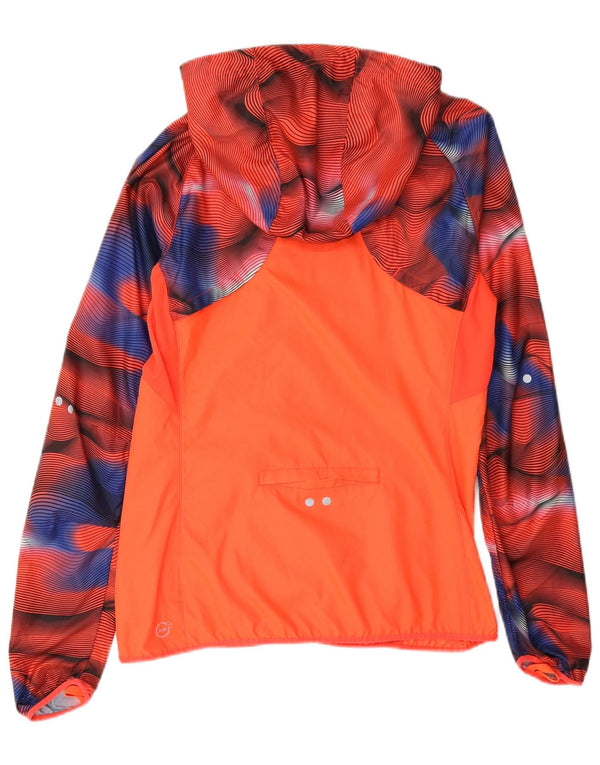 Puma Damen-Trainingsanzug mit Kapuze, Top-Jacke, UK 10, klein, mehrfarbig, geometrisch
