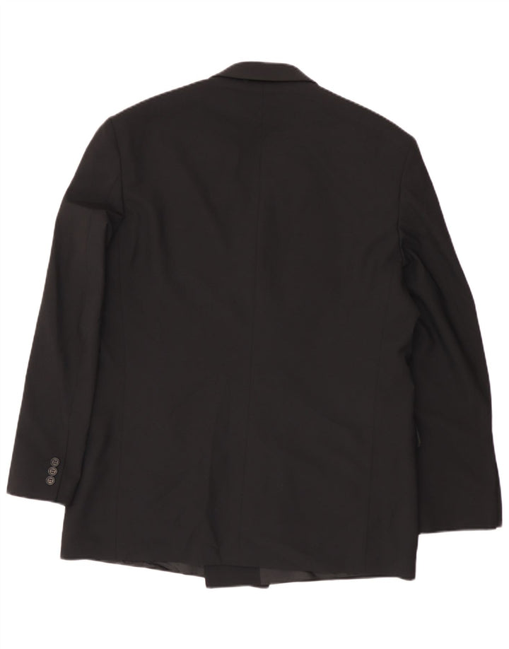 Marks & Spencer Herren-Blazer, zweireihig, Gr. 42, Größe L, Schwarz