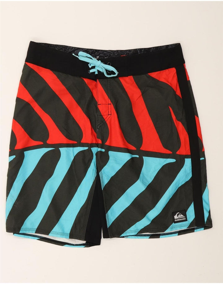 QUIKSILVER Herren-Badeshorts, groß, mehrfarbig, gestreift, Polyester