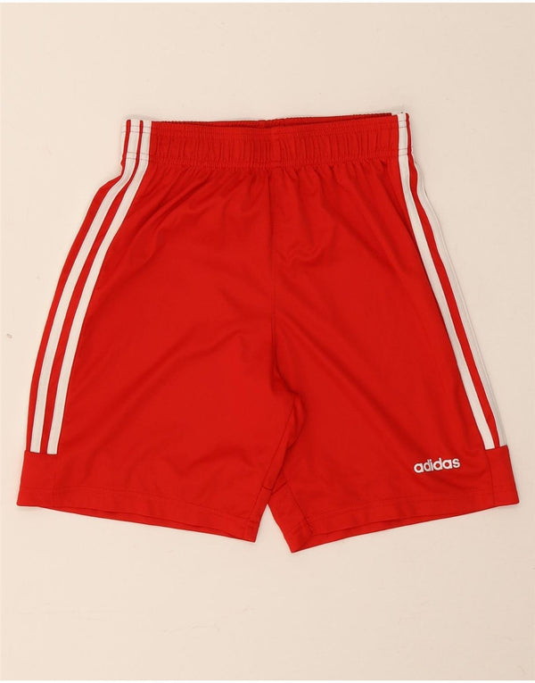 Adidas Jungen Sportshorts 13–14 Jahre, rotes Polyester
