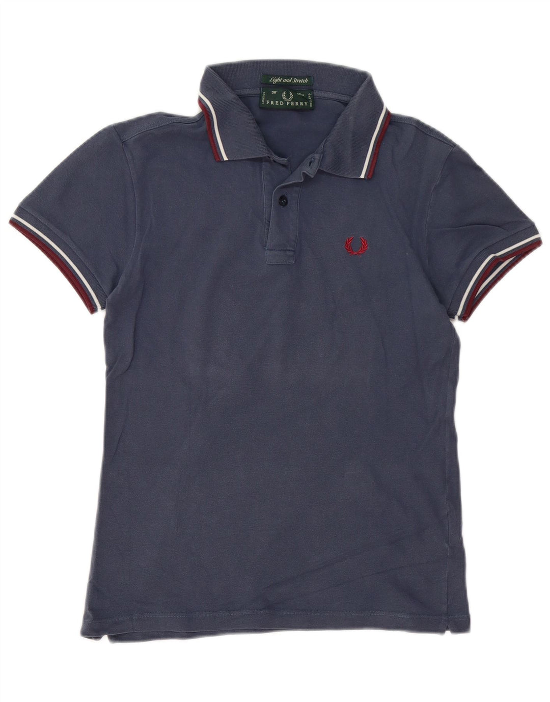 FRED PERRY Herren-Poloshirt, klein, marineblau, Baumwolle