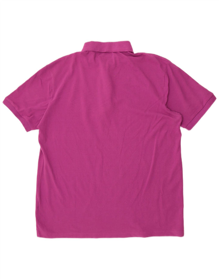Kappa Herren Poloshirt 3XL Lila Baumwolle