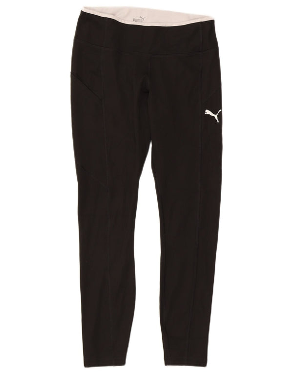 Puma Damen Leggings UK 10 Small Schwarz