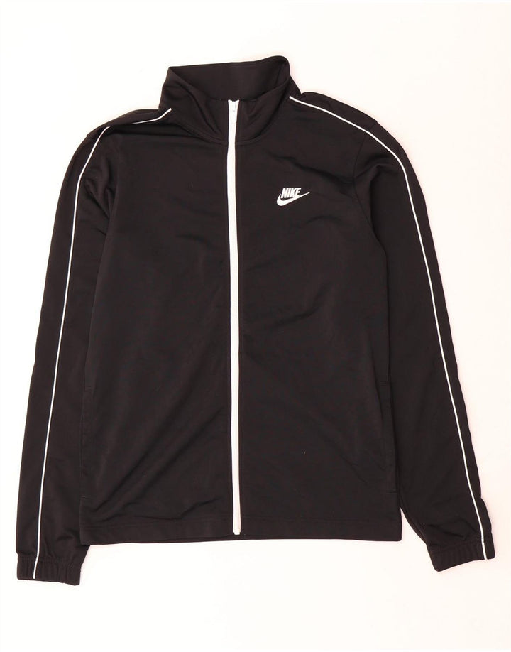 NIKE Damen-Trainingsanzug-Top-Jacke, UK 10, Größe S, Schwarz, Polyester