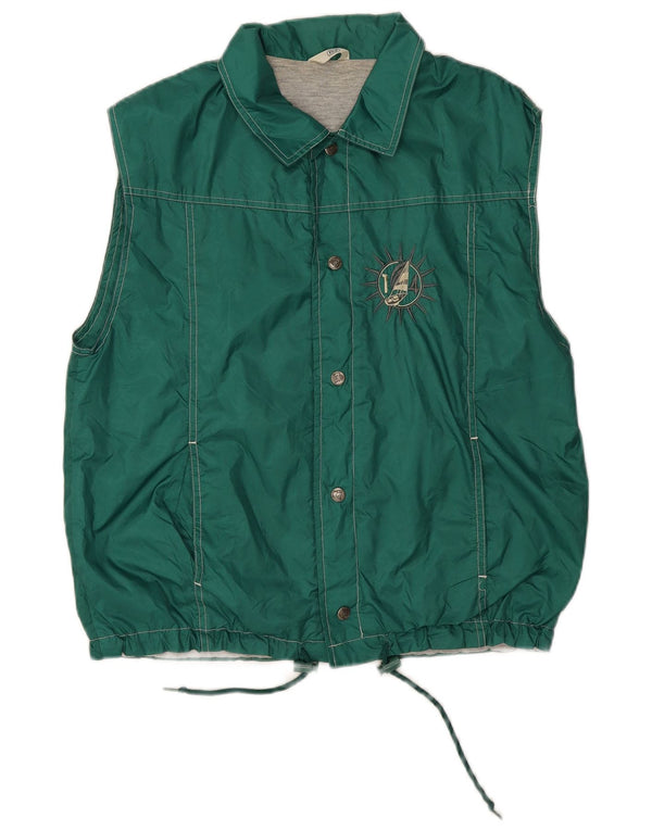 Regatta Jungen-Gilet mit Grafik, 12–13 Jahre, grünes Polyamid