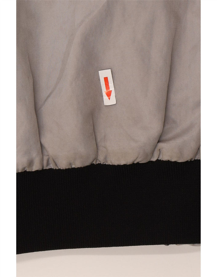 Refrigiwear Damen Bomber-Regenjacke UK 14 Mittelgrauer Farbblock