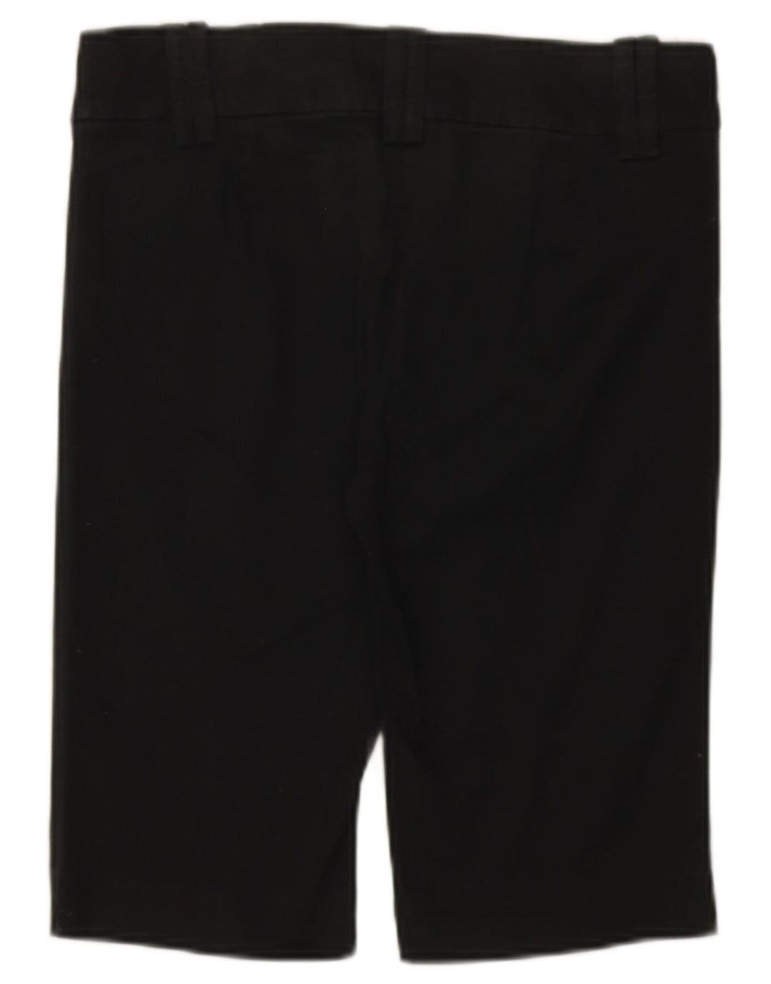 ZARA Womens Basic Bermuda Shorts EU 38 Small W28  Black Cotton