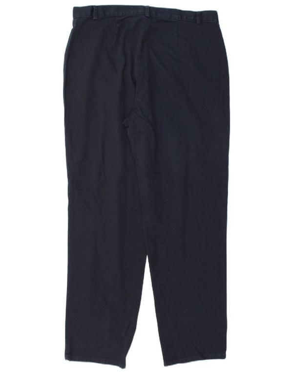 DOCKERS Damen-Freizeithose mit hoher Taille, US 16, 2XL, W34, L30, Marineblau