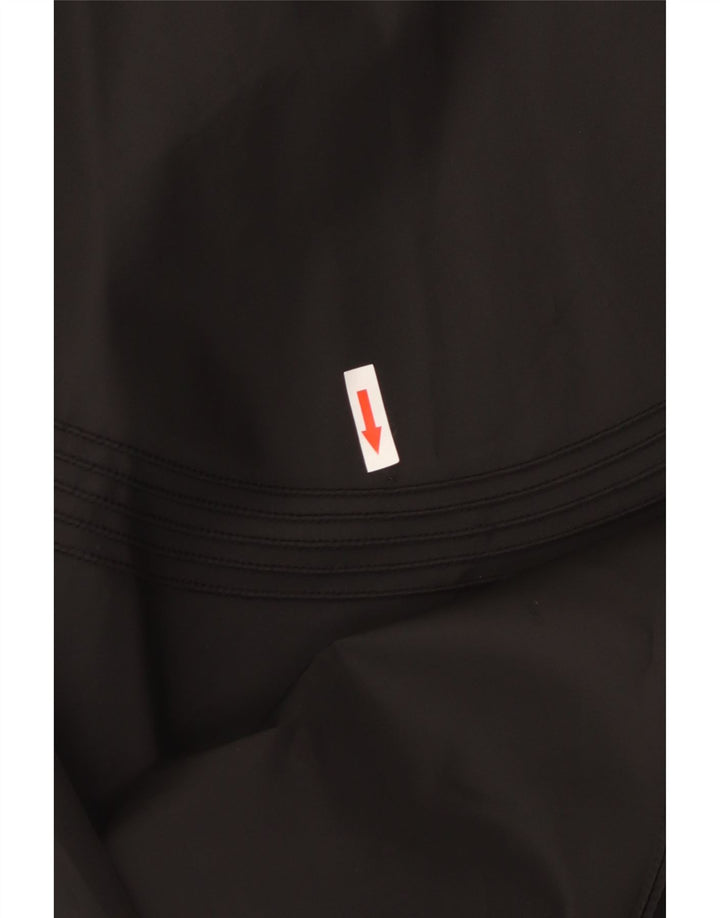 VINTAGE Damen A-Linien-Rock mit hoher Taille, W26, klein, Schwarz