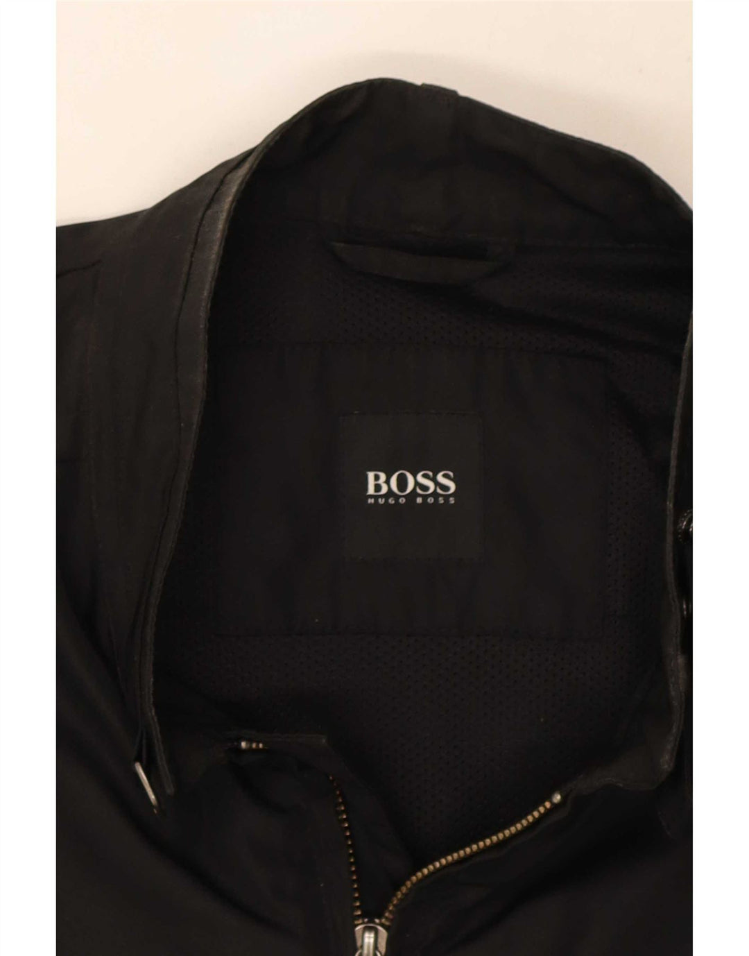 Hugo Boss Herren Bomberjacke EU 54 2XL Schwarz Polyester