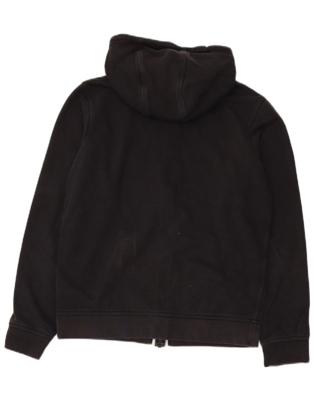 Nike Herren-Kapuzenpullover mit Reißverschluss, Größe S, schwarze Baumwolle